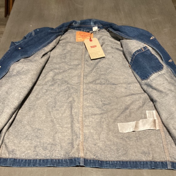 NWT Levi’s x Snoop Dogg denim paisley jacket XL - Picture 4 of 7